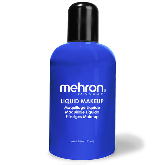Mehron Liquid Makeup Glow-In-The-Dark / Glow Blue 4.5oz