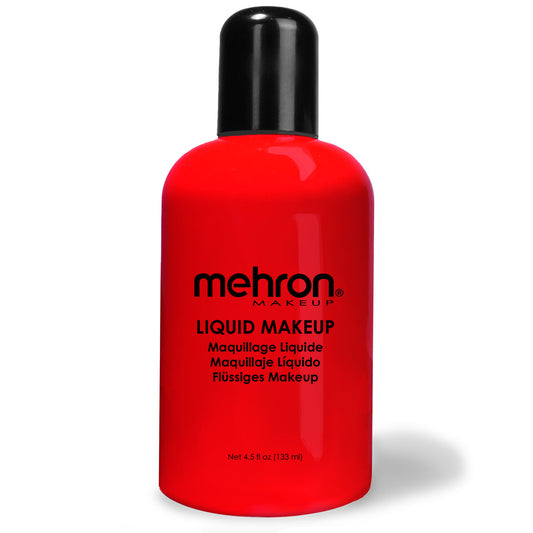 Mehron Liquid Makeup Red 4.5oz