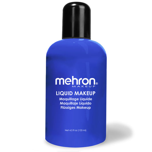 Mehron Liquid Makeup Blue 4.5oz